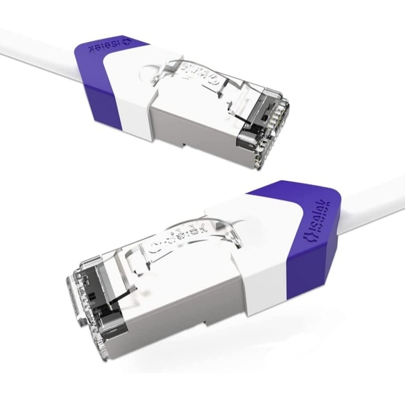Snagless RJ45 Network Ethernet Cable, Internet Ultra Slim Stranded Shielded LAN - Picture 1 of 6